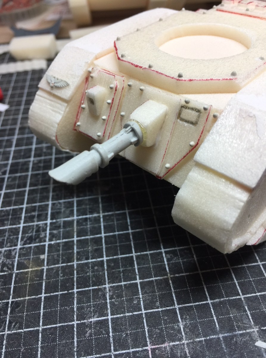 Started to put rivets and other detail on | wargamesgazette